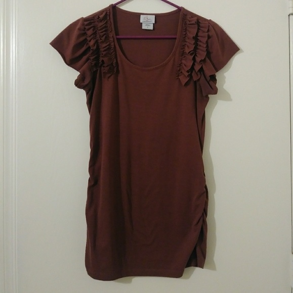 🔥 Ruffle Maternity top💋 - Picture 2 of 3